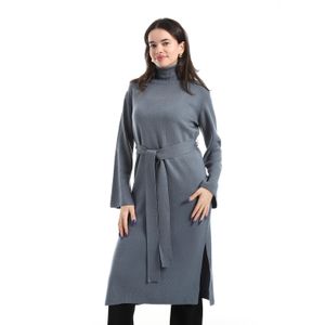 Menta By Coctail فستان تريكو-17490-بترولي