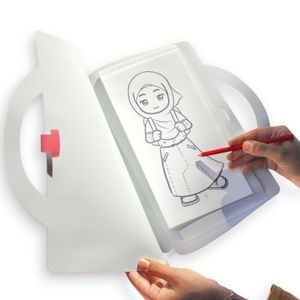 Fabric coloring book - Hijabi
