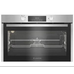 Ariston فرن غاز بلت ان اريستون  مقاس 90 سم -، 96 لتر - شاشة ديجيتال - شواية - مروحة توزيع - استانلس ستيل -AROG 9R2F3NG XNA
