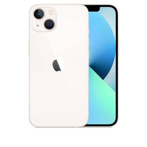 Apple آيفون 13 - 128 جيجابايت، 4 جيجابايت رام، 5G - لون ستارلايت