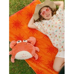 LC Waikiki Hooded Printed Girl's Beach Towel