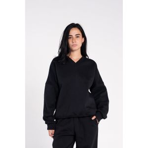 OUTDATED V Oversized Sweatshirt - Black