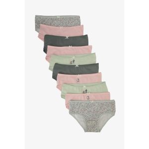 Carina Pack of 10 Colored Brief Panties