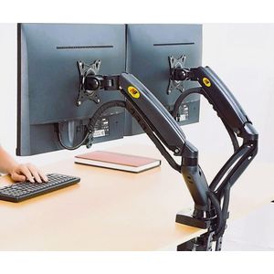 NB ERGONOMIC   MODEL-F160  MONITOR  MOUNT 17"-32"  ERGONOMIC GAS-SPRING MULTIFUNCTIONAL DESK MOUNT