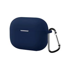 جراب سيليكون لسماعات هواوي فري بودز SE 4 ANC مع خطاف تعليق، جراب واقٍ مقاوم للصدمات، لون موحد (أزرق)