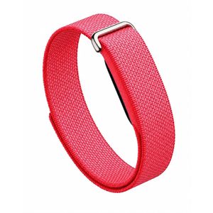 حزام بديل لساعة Fitbit Air – حزام متوافق (لون وردي)