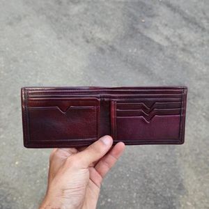 محفظة بطاقات جلد طبيعي للرجال محفظه للنقود و الكروت