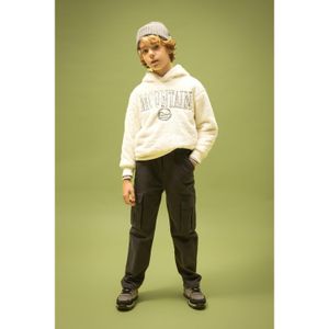 Defacto 100% Cotton Cargo Fit Standard Leg Gabardine Trousers Boys'