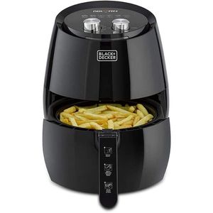 Black And Decker Aof100 Air Fryer Without Oil 12 Liter Silver - 1500 Watt