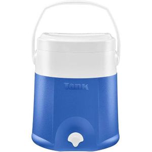Tank Ice Water Cooler Blue 6Liters