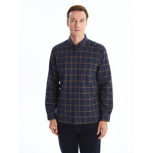 LC Waikiki Regular Fit Long Sleeve Plaid Men's Shirt