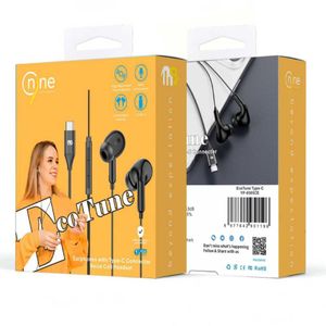 Nine ECOTUNE Wired Earphones (USB-C) with Microphone