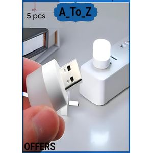 مصباح ليلي صغير USB، مثالي لغرفة النوم،أو أي مكان خارجي.