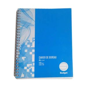 mintra  University notebook INTROPA 1/2 cm double spiral 80 sheets cardboard cover A5