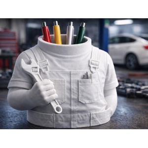 حامل أقلام ميكانيكي - مطبوع بتقنية الطباعة ثلاثية الأبعاد