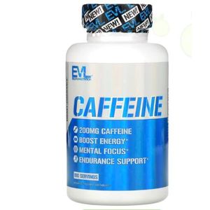Evlution Nutrition Caffeine, 200 mg, 100 Tablets