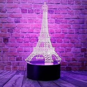 General  3D Night Light, 16 Colour Changing LED Lamp with Remote Control, Illuminated Base – Decorative LED Platform