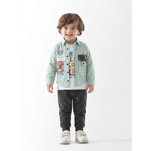 طقم خروج اولادي مكون من قطعتين  