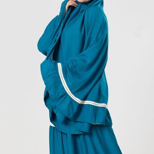 طقم صلاة سادة أدوار حريمي-فسكوز مستورد  - ناعم ومريح - ياسمينا فاشون