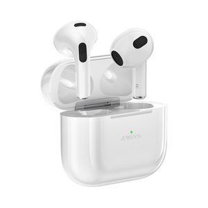 JOYROOM JR-T03S Plus TWS Bluetooth Wireless Earphones, Dual-Core Chip with Ultra Long Battery Life - White