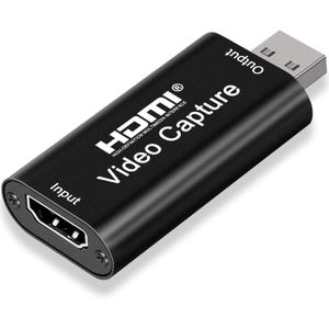 بطاقة تسجيل فيديو HDMI بدقة 4 كيه، بطاقة التقاط ألعاب الفيديو المحدثة، محول التقاط الصوت HDMI إلى USB 2.0، جهاز تسجيل للبث المباشر وتسجيل الألعاب ومؤتمرات الفيديو