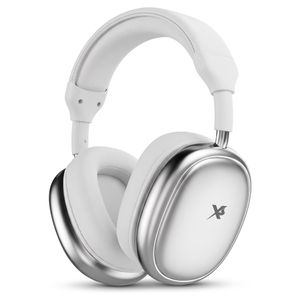 X-Scoot XS-655 Wireless Headphone in SILVER with Deep Bass & Bluetooth Support - Ideal for Gaming & Music