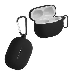 Silicone Cover Case Compatible with Anker Soundcore Life P2i / Anker R100 Portable Protective Case Cover With Keychain For Anker P2 i / R100 - Black