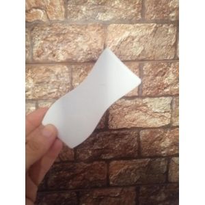 اسباتولا لمستحضرات تجميل صغيرة من البلاستيك (قطعتان)