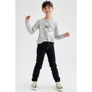 Defacto Denim Trousers - Dark Blue