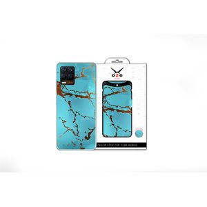 OZO Skins Gold Blue Marble Sticker For Realme 8 pro