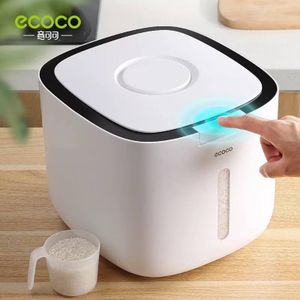 General Ecoco Airtight Rice and Grain Storage Container with Push-Button Lid