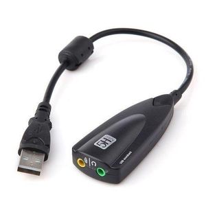 Virtual 7.1 Steel Series Sound 5Hv2 7.1 External USB2.0 Sound Card Adapter for Laptop PC
