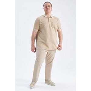 Defacto Man New Regular Fit Trousers - Sand