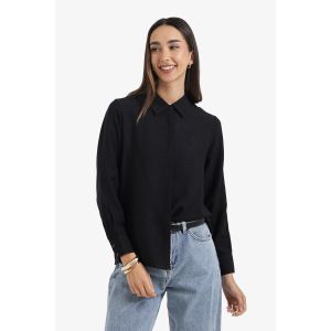 Carina Hidden Placket Lounge Shirt