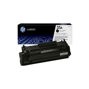 HP خرطوشة حبر ليزر جيت الأصلية 35A، لون أسود