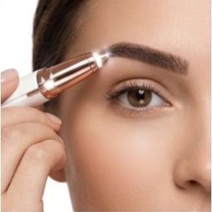 ماكينة إزالة شعر الحواجب الكهربائية الدقيقة مزودة بإضاءة LED