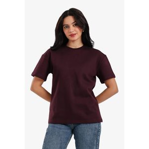 Clue تي شيرت برقبة دائرية للراحة