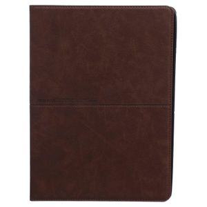 حافظة ذكية بغطاء جلدي قابل للطي لهاتف هواوي ميت باد T10s - بني