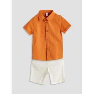 LC Waikiki Basic Boy's Shirt And Shorts 2 Pack