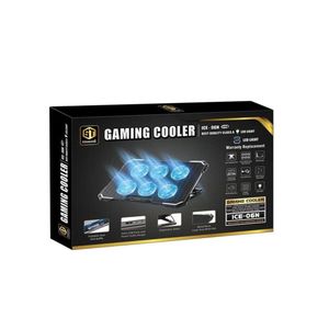 Standard ICE-06N RGB Gaming Laptop Cooling Pad Stand with 6 Blue LED Fans for Up to 17 Inch Laptops