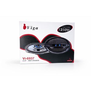 Viga  VI-6937 6x9 inch Oval Car Speaker – 1250W Peak Power – Powerful and Clear Sound – Pair of Speakers