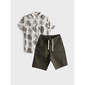 LC Waikiki Patterned Boy's Shirt And Shorts