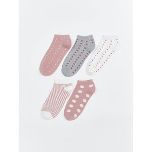 LC Waikiki Women's Patterned Ankle Socks - Set Of 5