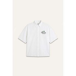 Defacto 100% Cotton Oversize Printed Shirt