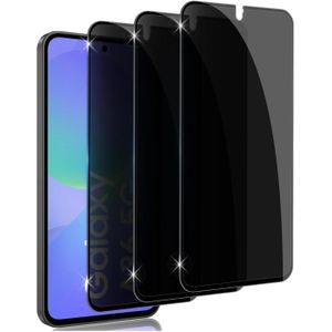 واقي شاشة مضاد للتجسس والخصوصية من الزجاج المقوى بدرجة صلابة 9 لسامسونج جالاكسي A35/A36/A55/A56 شبكة الجيل الخامس 5G، قطعتان 