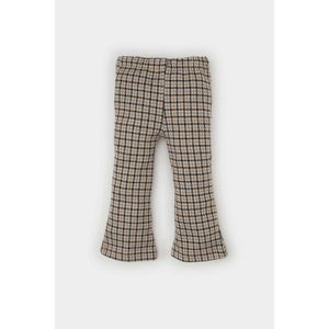 Defacto Flare Fit Checked Elastic Waist Trousers Baby Girl