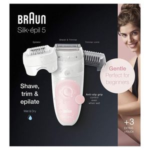 Braun Silk-epil 5 Wet And Dry Epilator For Women - SE5-511, Best price in  Egypt