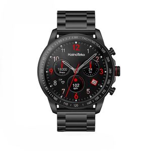 HAINOTEKO RW-60 Max Waterproof Smart Watch - Premium Design, HD Display, Long Battery Life, Ideal for Sports & Daily Activities - Black