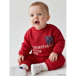 LC Waikiki Washington Printed Baby Boy's Tracksuit Set