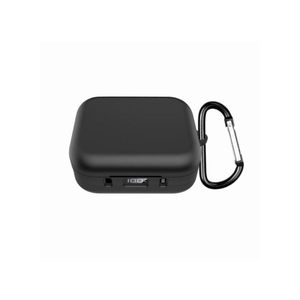 Silicone cover compatible with Anker soundcore P41i mobile phone, protective cover with keychain for Anker soundcore P41i (black)